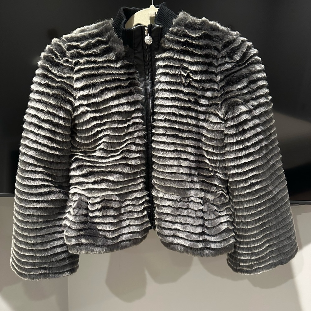 Armani Junior fur jacket